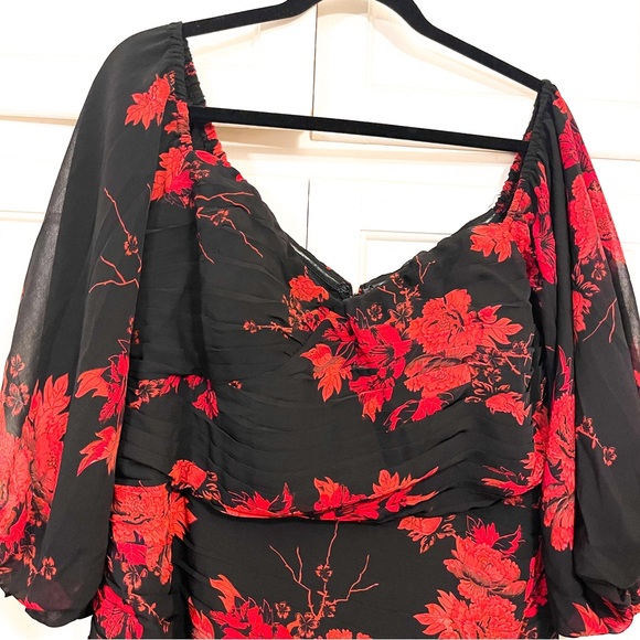 NWT City Chic Garden Dress 16 - Picture 8 of 9